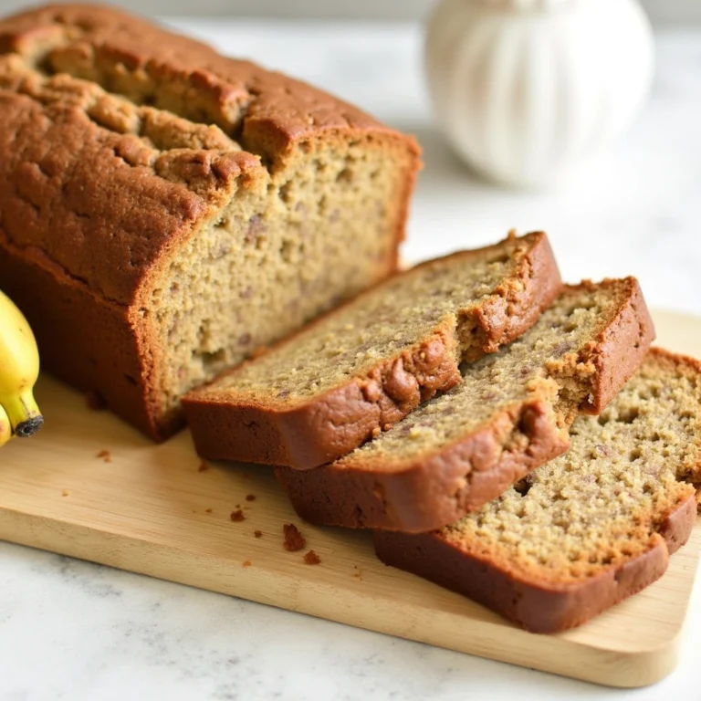 4-Ingredient Banana Bread