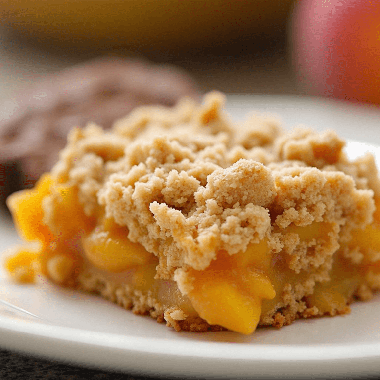 Peach Crumble Recipe