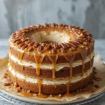 Banana Pecan Caramel Layer Cake Recipe