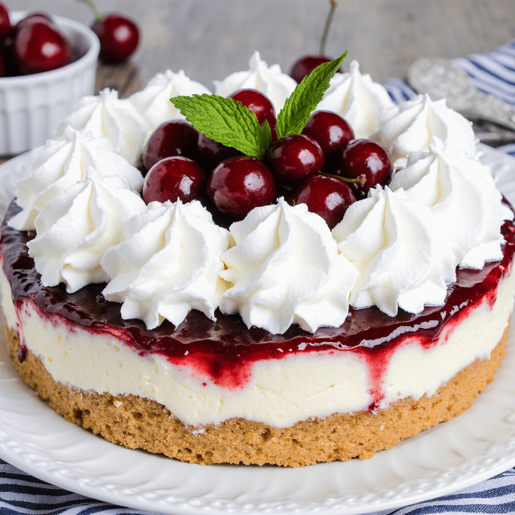 Heaven on Earth No-Bake Cherry Cake