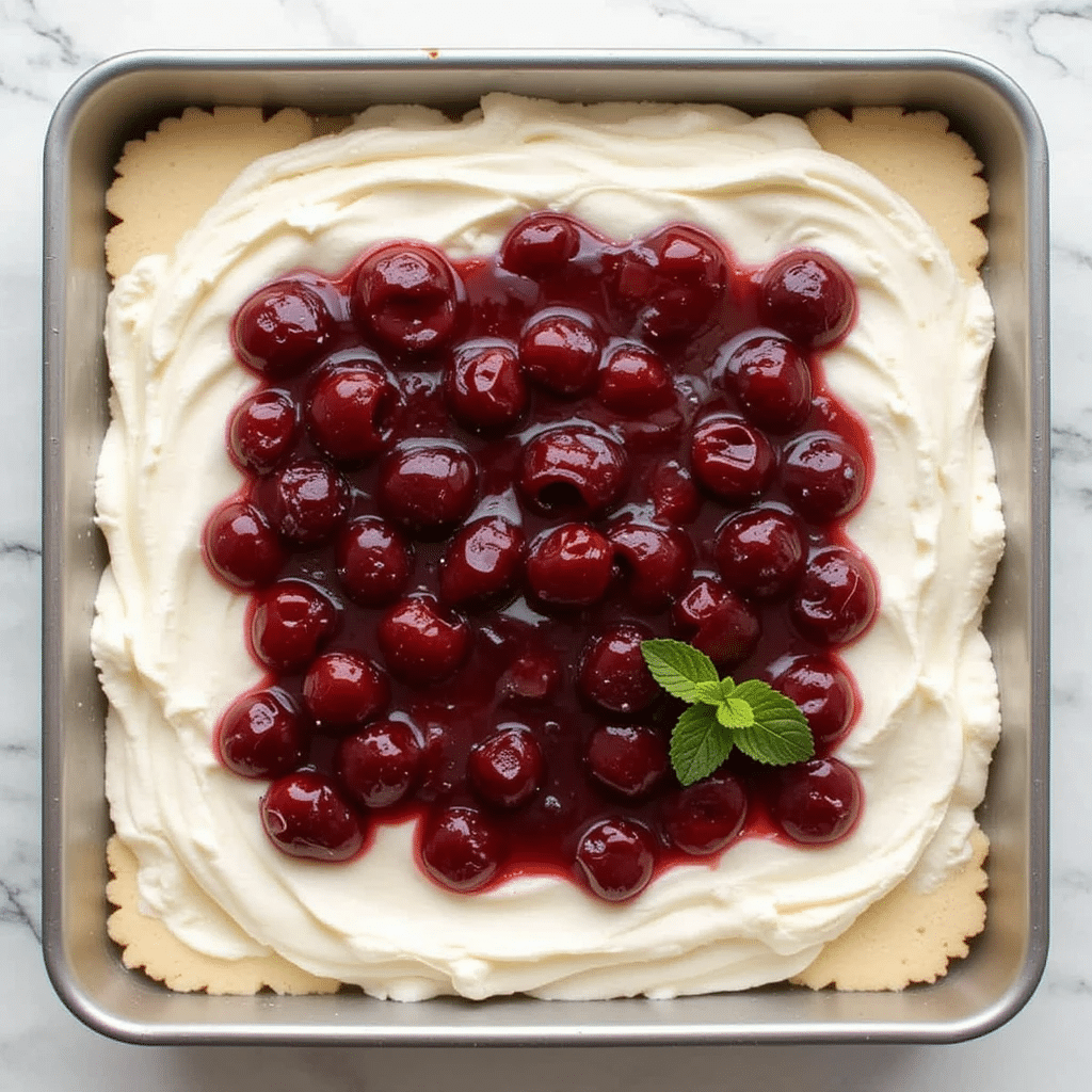 Heaven on Earth No-Bake Cherry Cake