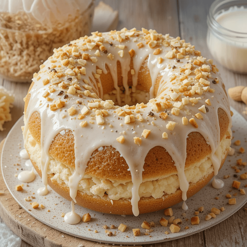 Mochi Donut Cake
